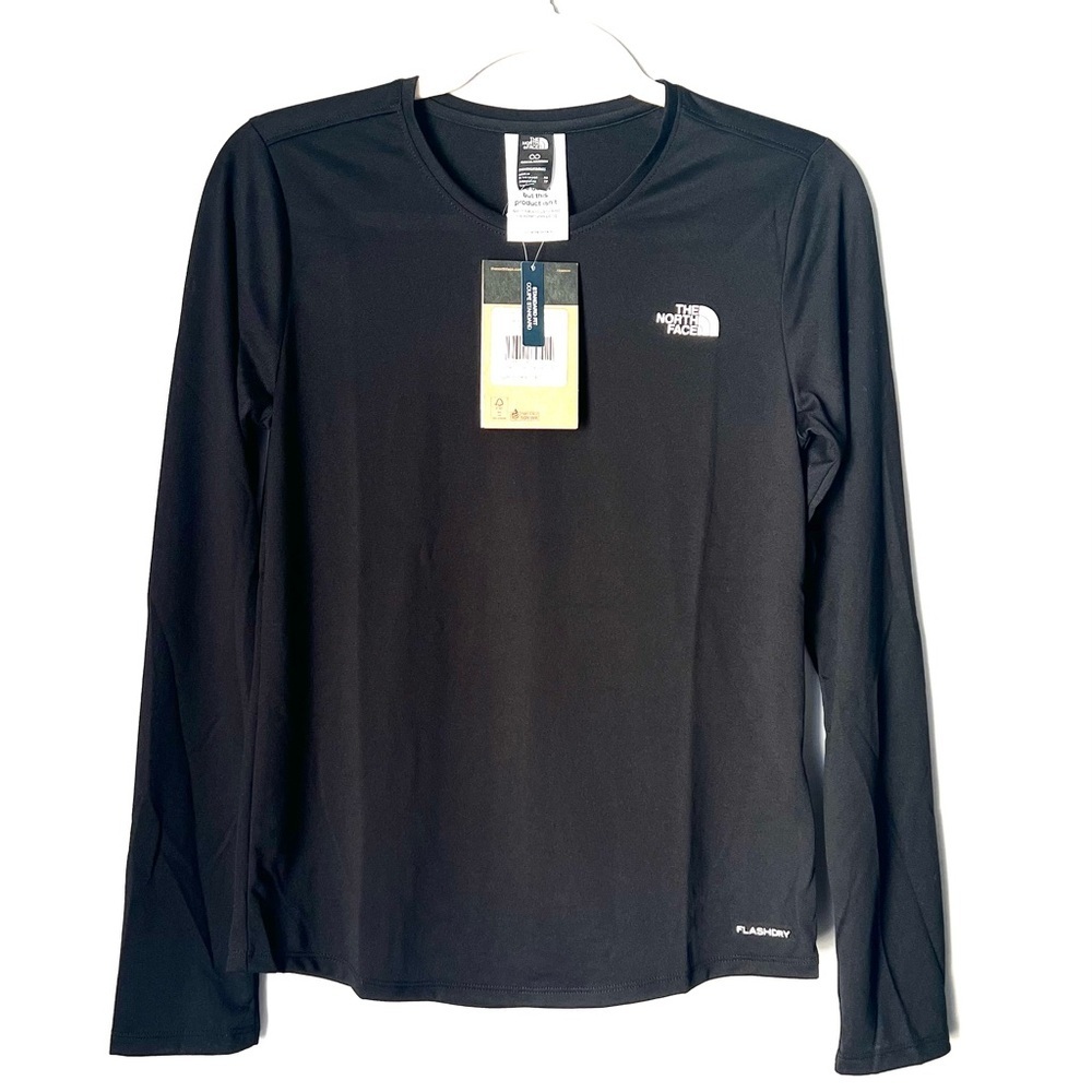 The North Face Women's Elevation Long Sleeve T-Shirt - Black - Size XS NWT